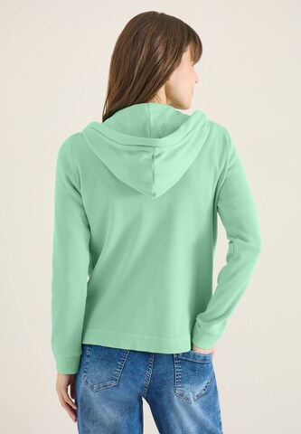 CECIL Zip-Up Hoodie in Green