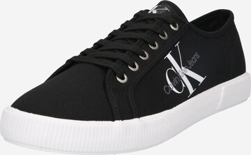 Baskets basses 'ESSENTIAL VULCANIZED 1' Calvin Klein Jeans en noir : devant