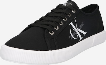 Calvin Klein Jeans - Zapatillas deportivas bajas 'ESSENTIAL VULCANIZED 1' en negro: frente