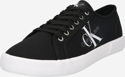 Calvin Klein Jeans Zapatillas deportivas bajas 'ESSENTIAL VULCANIZED 1' en gris oscuro / negro / blanco, Vista del producto