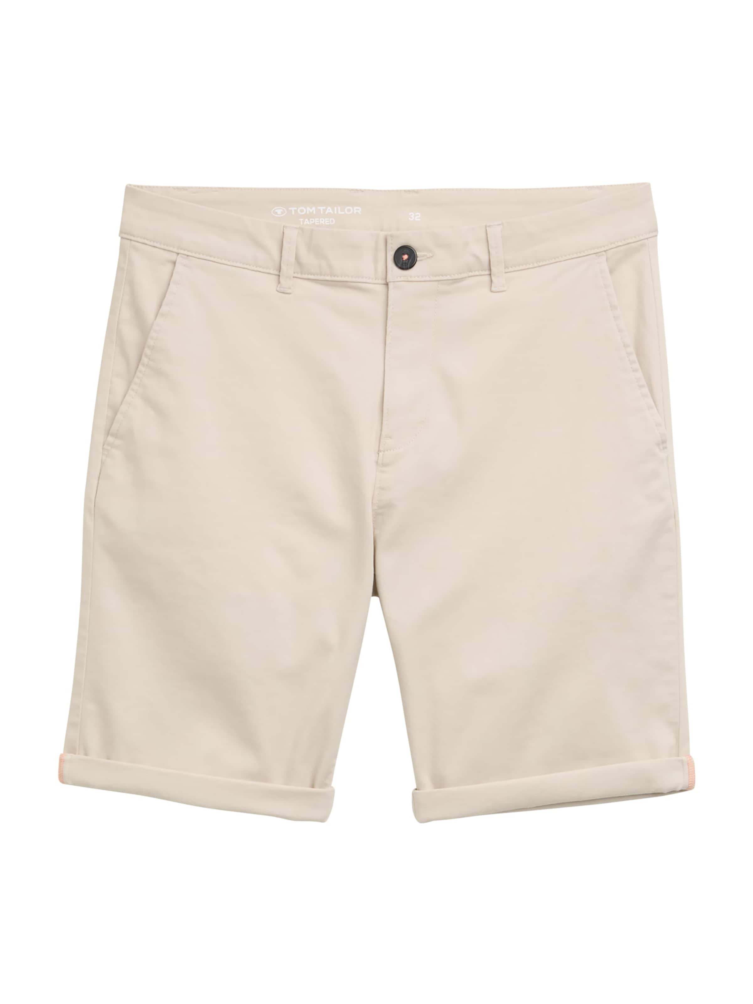 TOM TAILOR Брюки-чинос в Бежевый: спереди