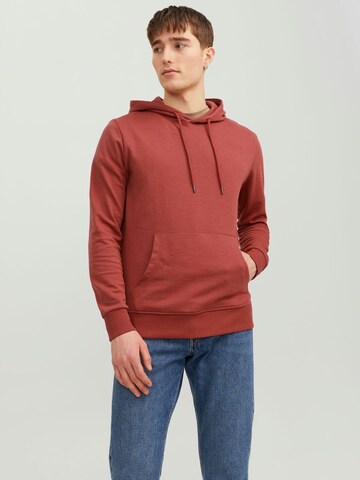 JACK & JONES Mikina – hnědá: přední strana