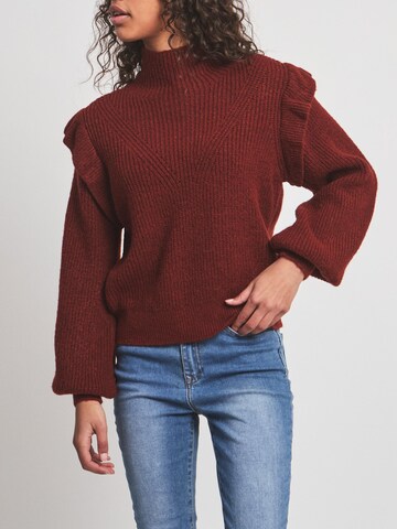 VILA Sweater 'Booba' in Red