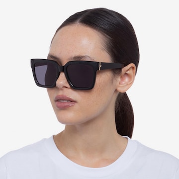 LE SPECS Слънчеви очила 'Trampler' в черно: отпред