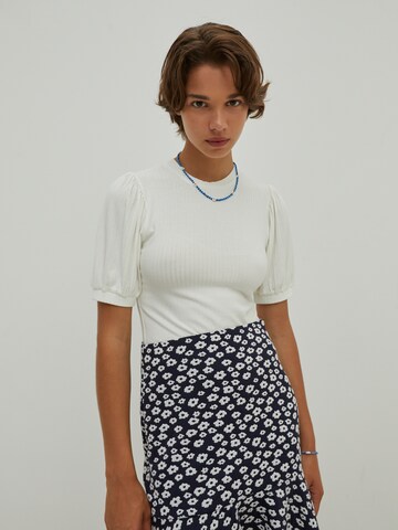 EDITED Shirt 'Hailey' in Weiß: Vorderseite