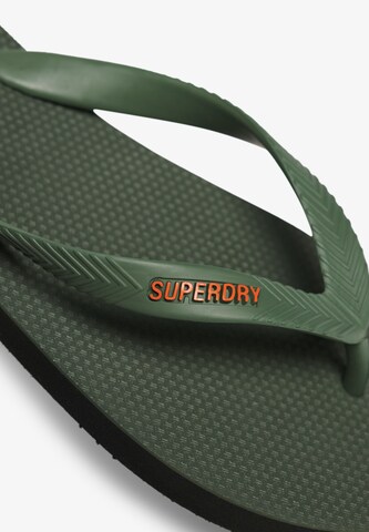 Tongs 'Core Essential' Superdry en vert