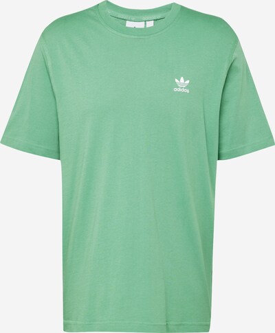 ADIDAS ORIGINALS Shirt 'Trefoil Essentials' in de kleur Lichtgroen / Wit, Productweergave
