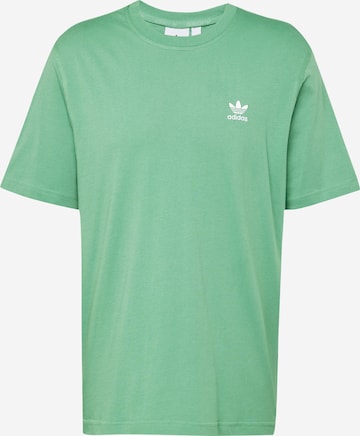 ADIDAS ORIGINALS T-Shirt 'Trefoil Essentials' in Grün: Vorderseite
