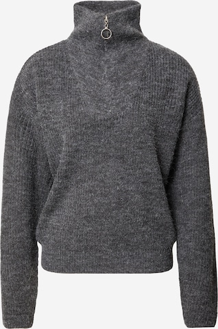 ICHI Sweater in Grey: front