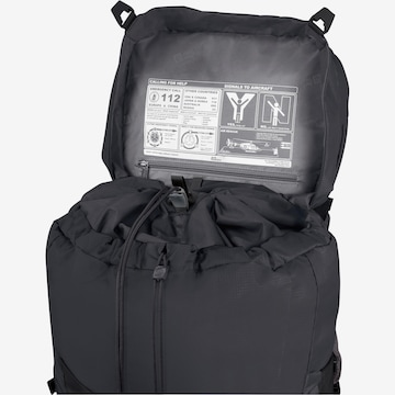 JACK WOLFSKIN Sports Backpack 'HIGHLAND TRAIL' in Black