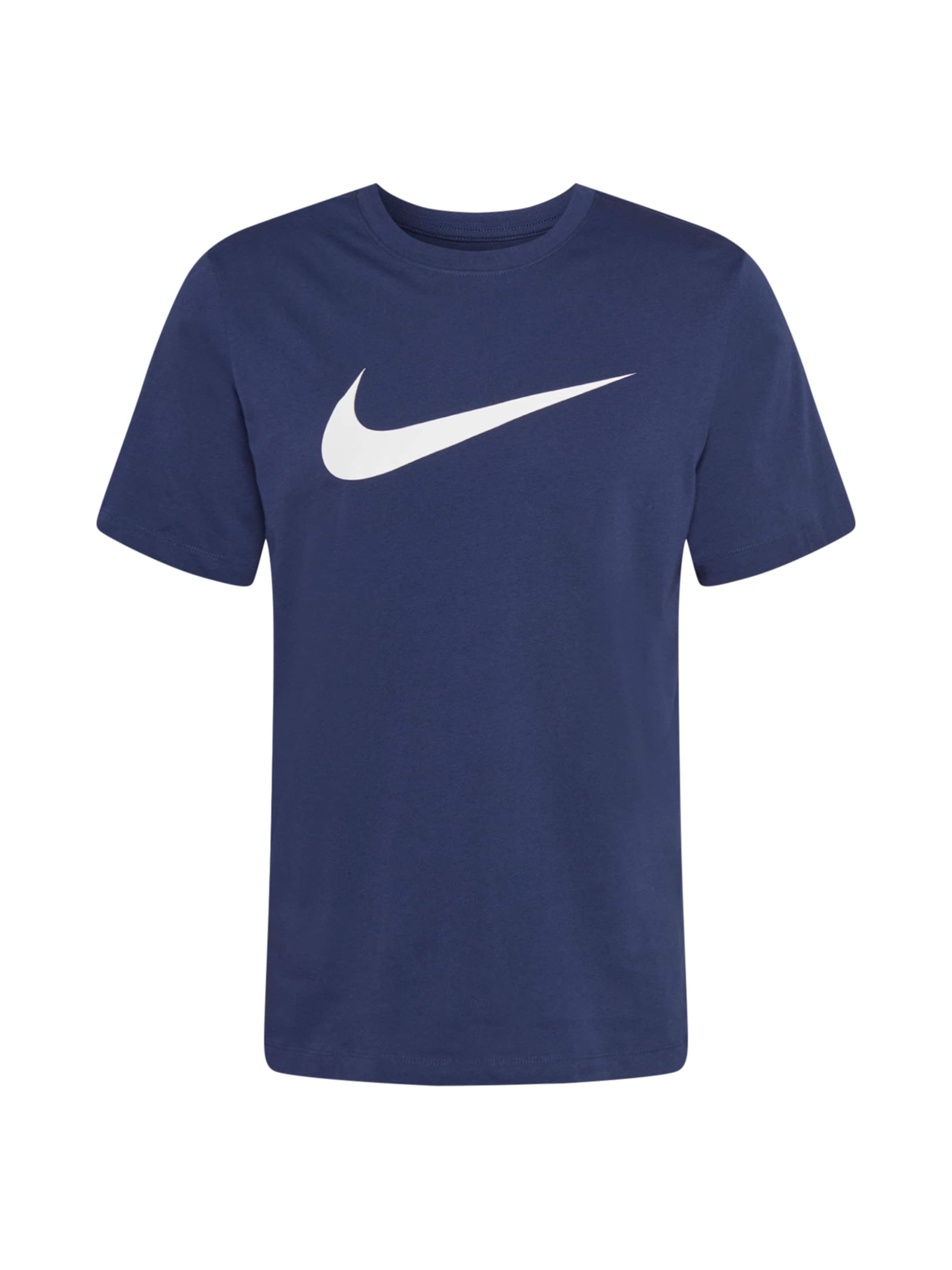 Nike Sportswear - Camiseta funcional 'Swoosh' en azul: frente