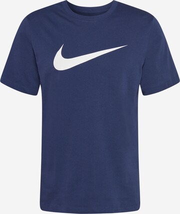 Nike Sportswear T-Shirt 'Swoosh' in Blau: predná strana