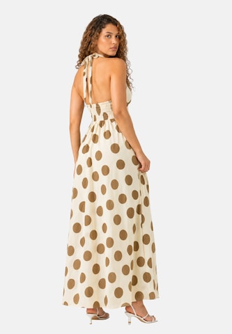 Elara Kleid in Beige