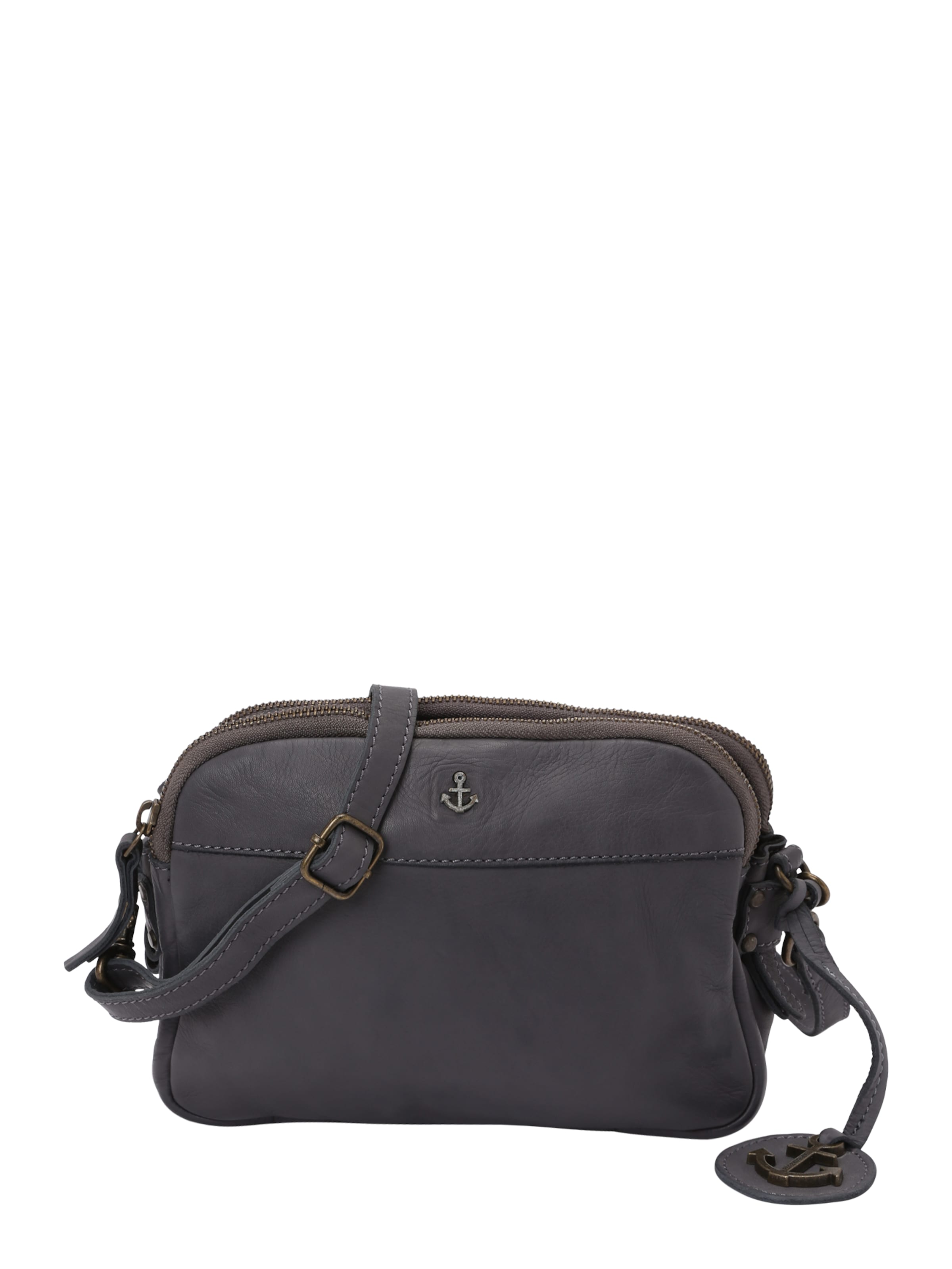 Harbour 2nd Umhängetasche 'Anchor Love' in Grau: Vorderseite