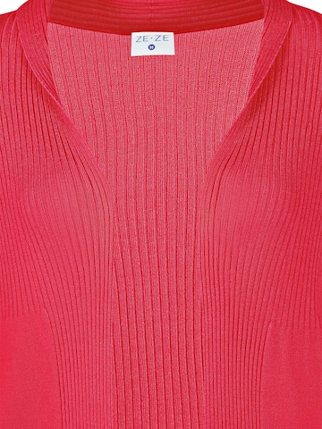ze-ze Gebreid vest 'Florian 723' in Roze