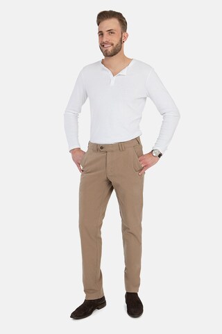 CLUB OF COMFORT Regular Pants 'Denver 4402' in Brown