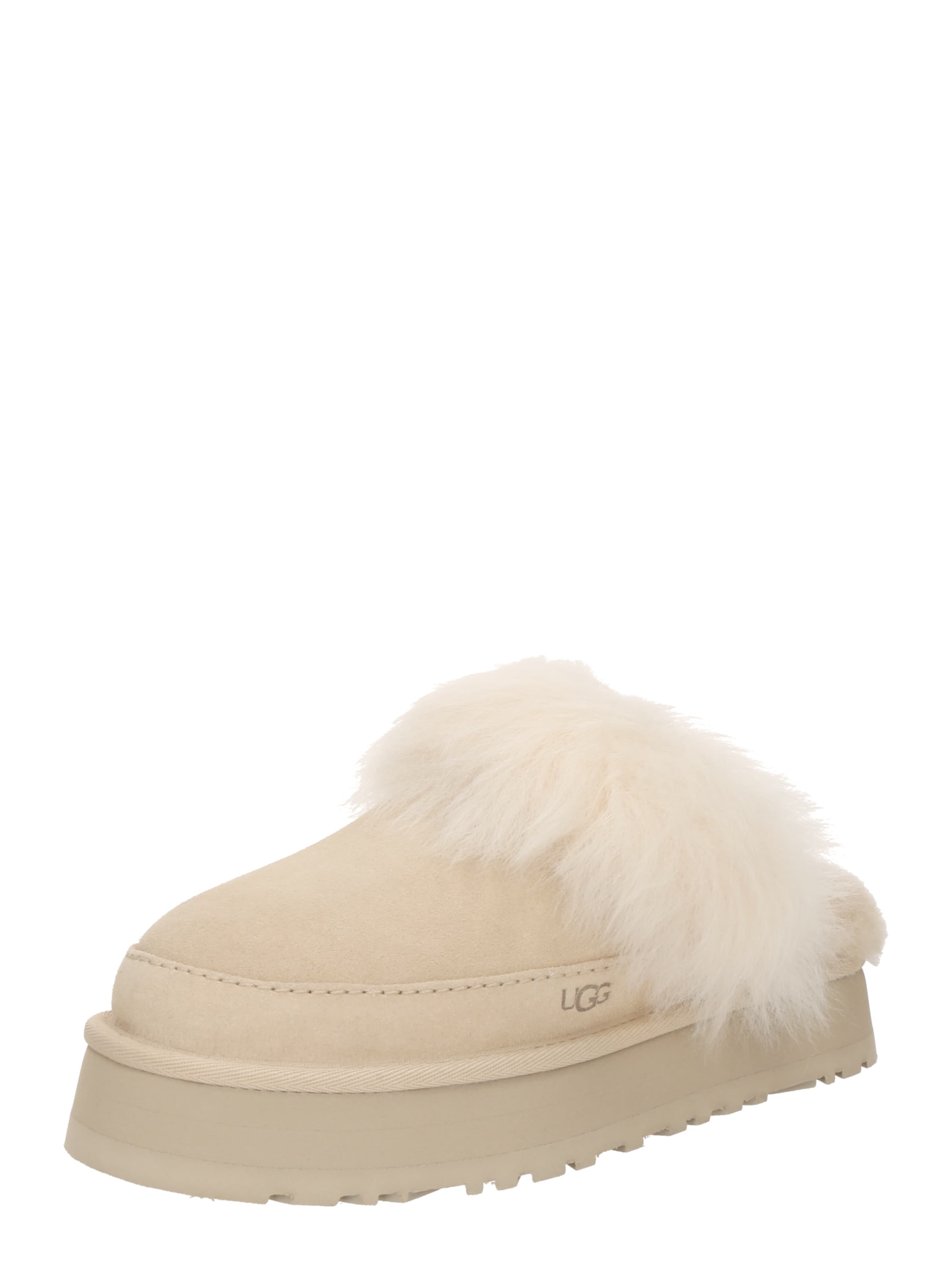 UGG Чехли 'Disquette Chalet' в бежово: отпред