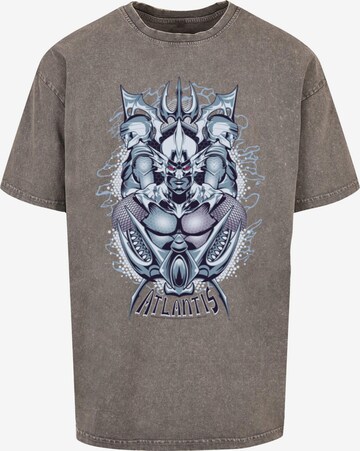 T-Shirt 'Aquaman - Ocean Master Crest' ABSOLUTE CULT en gris : devant