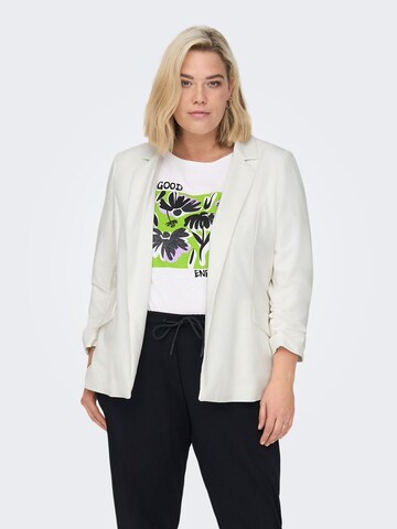 ONLY Carmakoma Blazer in White: front