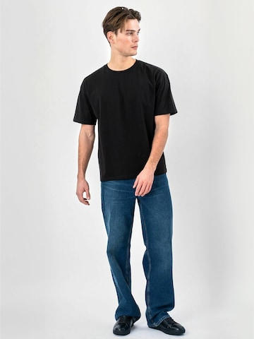 TEESHOPPEN Overdel ' Heavy ' i sort