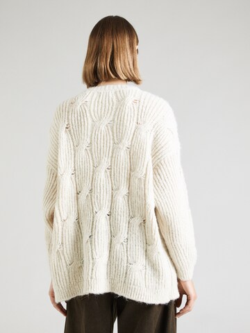 Cardigan oversize 'ONLLELA LIFE' ONLY en blanc