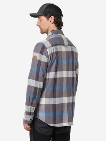 SWEDEMOUNT Regular fit Traditional button up shirt 'Nordkap' in Grey