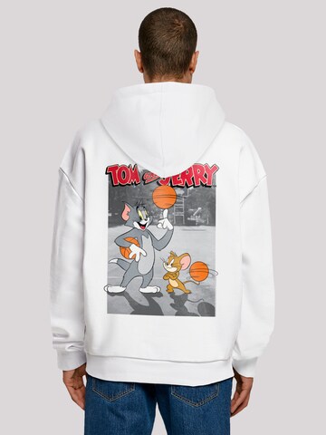 Felpa 'Tom And Jerry Basketball Buddies' di F4NT4STIC in bianco