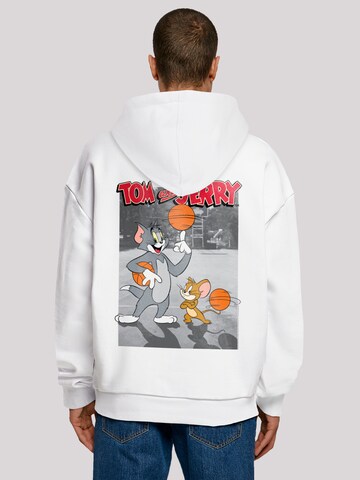 F4NT4STIC Sweatshirt 'Tom And Jerry Basketball Buddies' in Weiß