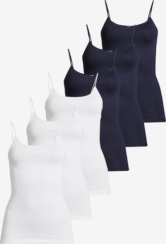 CON-TA Unterhemd 'Modal' in Blau: Vorderseite