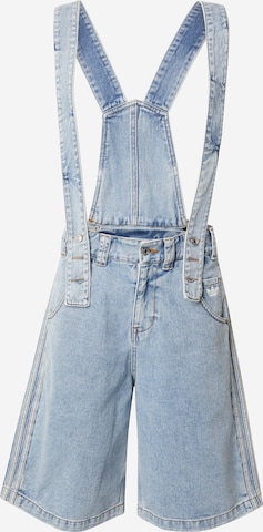 zils ADIDAS ORIGINALS Standarta Džinsa kombinezons 'Adidas x Jeremy Scott': no priekšpuses