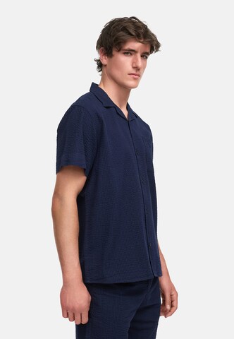 Kronstadt Regular fit Button Up Shirt ' KSArlin ' in Blue