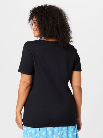 ONLY Carmakoma - Camiseta 'Carcassy' en negro