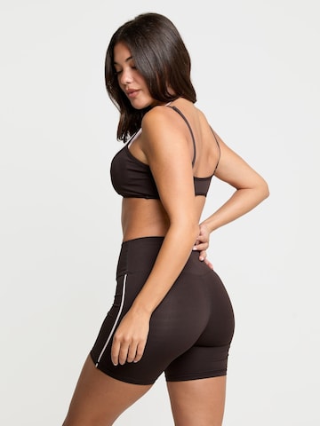 Skinny Leggings de la YO-GAYA pe maro