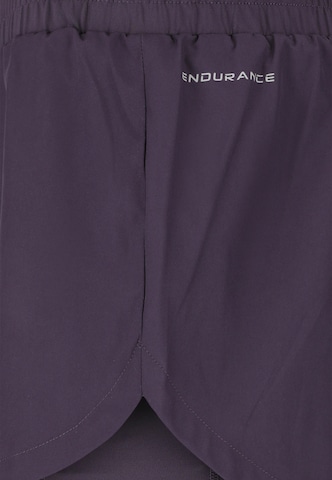 ENDURANCE Regular Shorts 'Yarol' in Lila