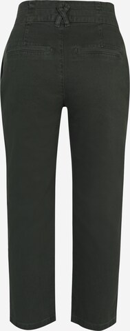 Trendyol Petite - Slimfit Pantalón vaquero plisado en verde