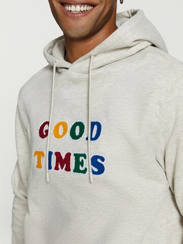 Shiwi Sweatshirt 'Good Times' in Grijs