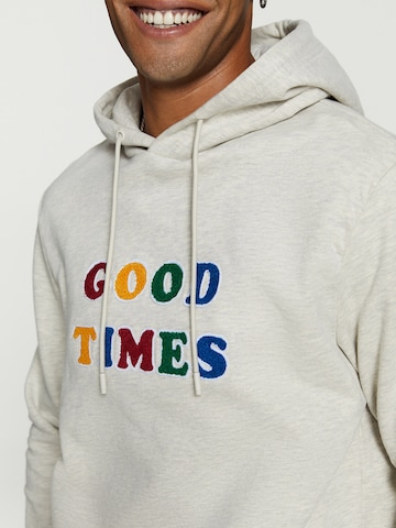 Sweat-shirt 'Good Times' Shiwi en gris