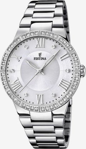 Montre à affichage analogique 'Festina - Chronograph BOYFRIEND COLLECTION - Quartz watch movement - Watch case width: 36.5 mm' FESTINA en blanc : devant