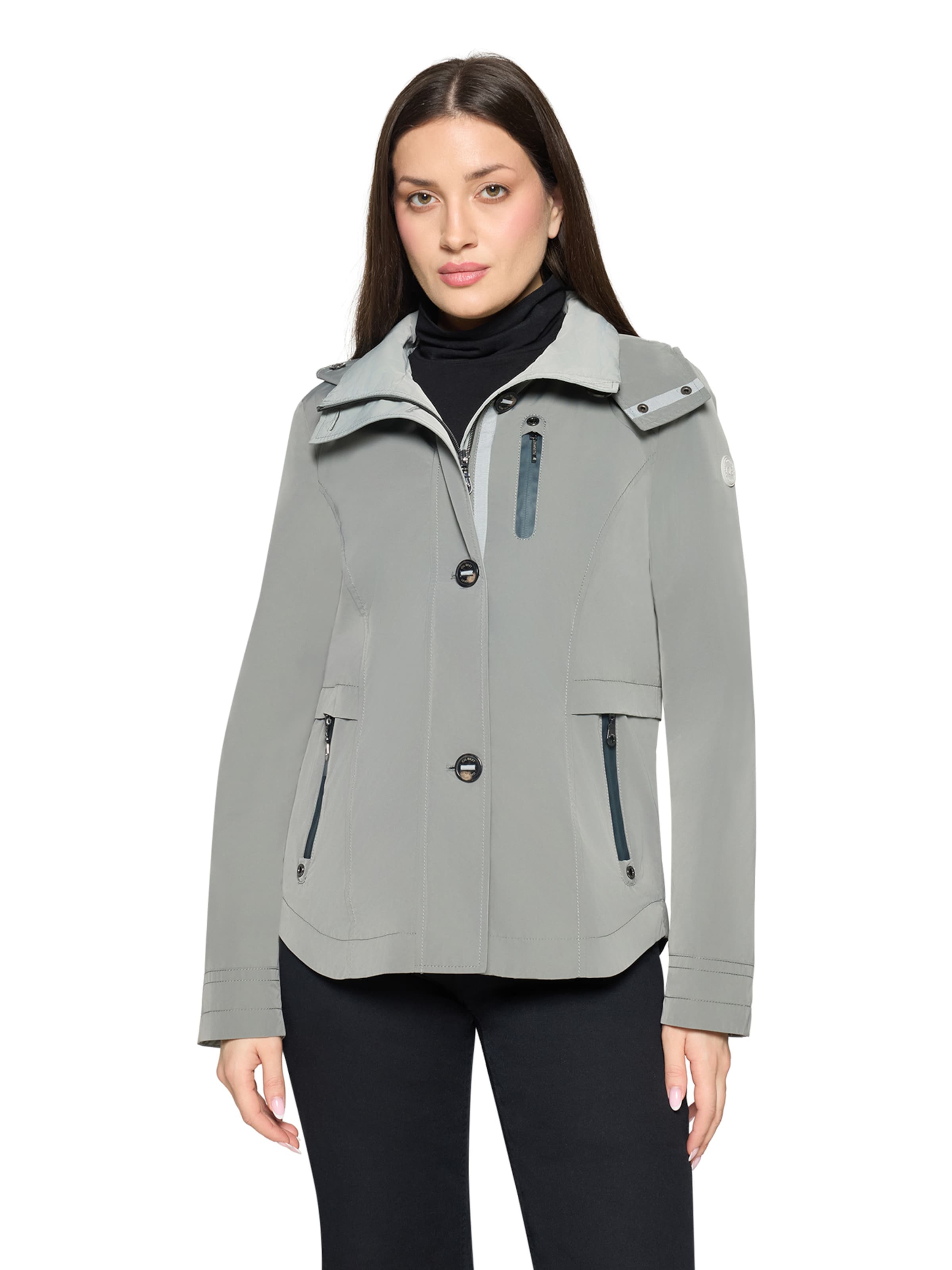 GIL BRET Between-Season Jacket in Grey: front