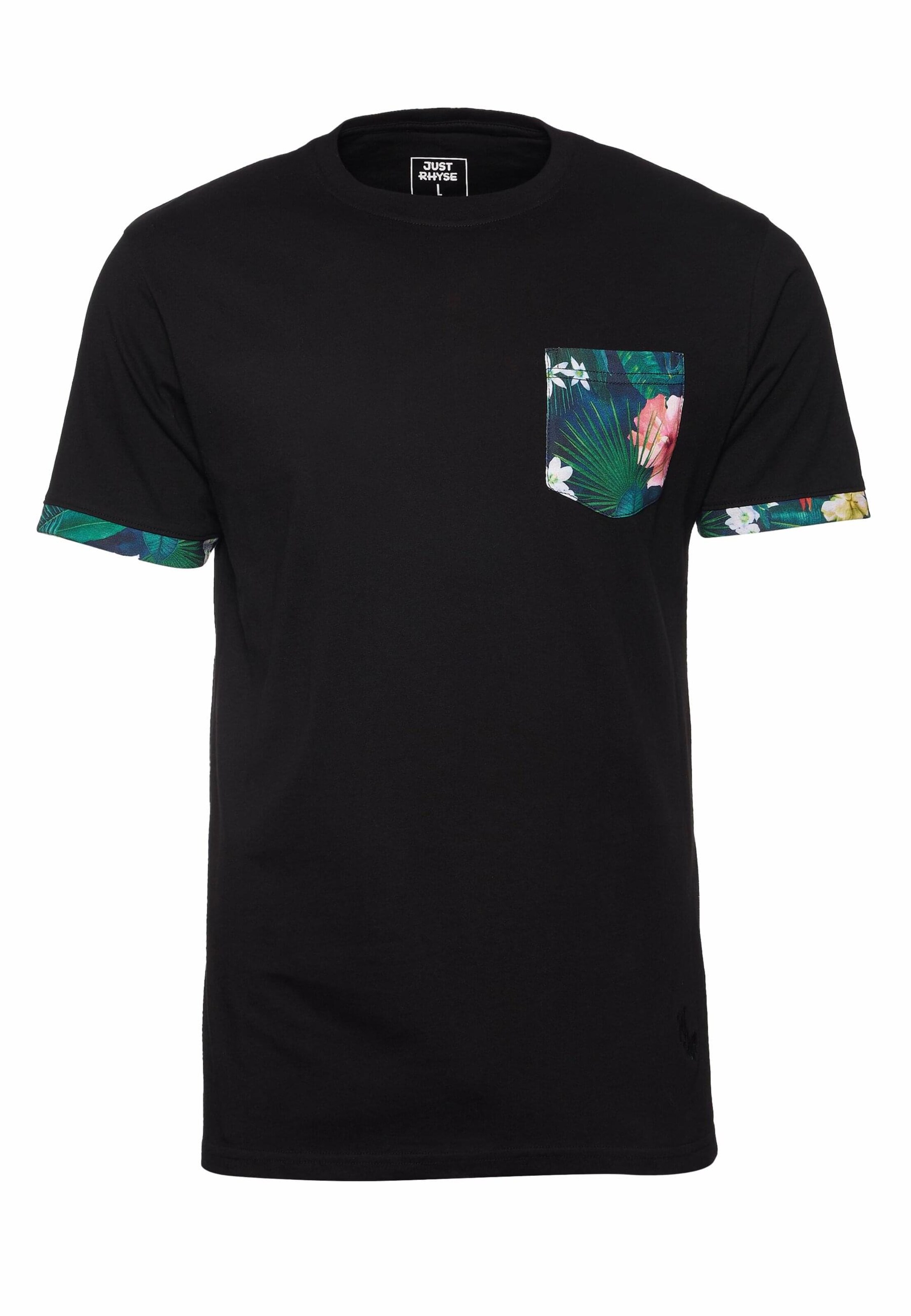 Just Rhyse Shirt 'Granada' in Black: front