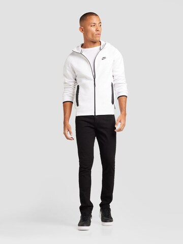 Veste de survêtement 'Tech Fleece' Nike Sportswear en blanc
