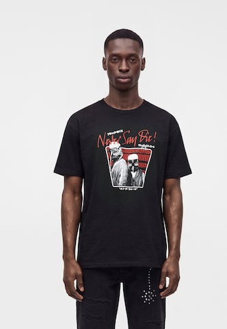 VANS Тениска 'Black Sabbath Never Say Die' в черно: отпред