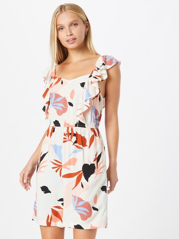 Tuta jumpsuit di QS in beige: frontale