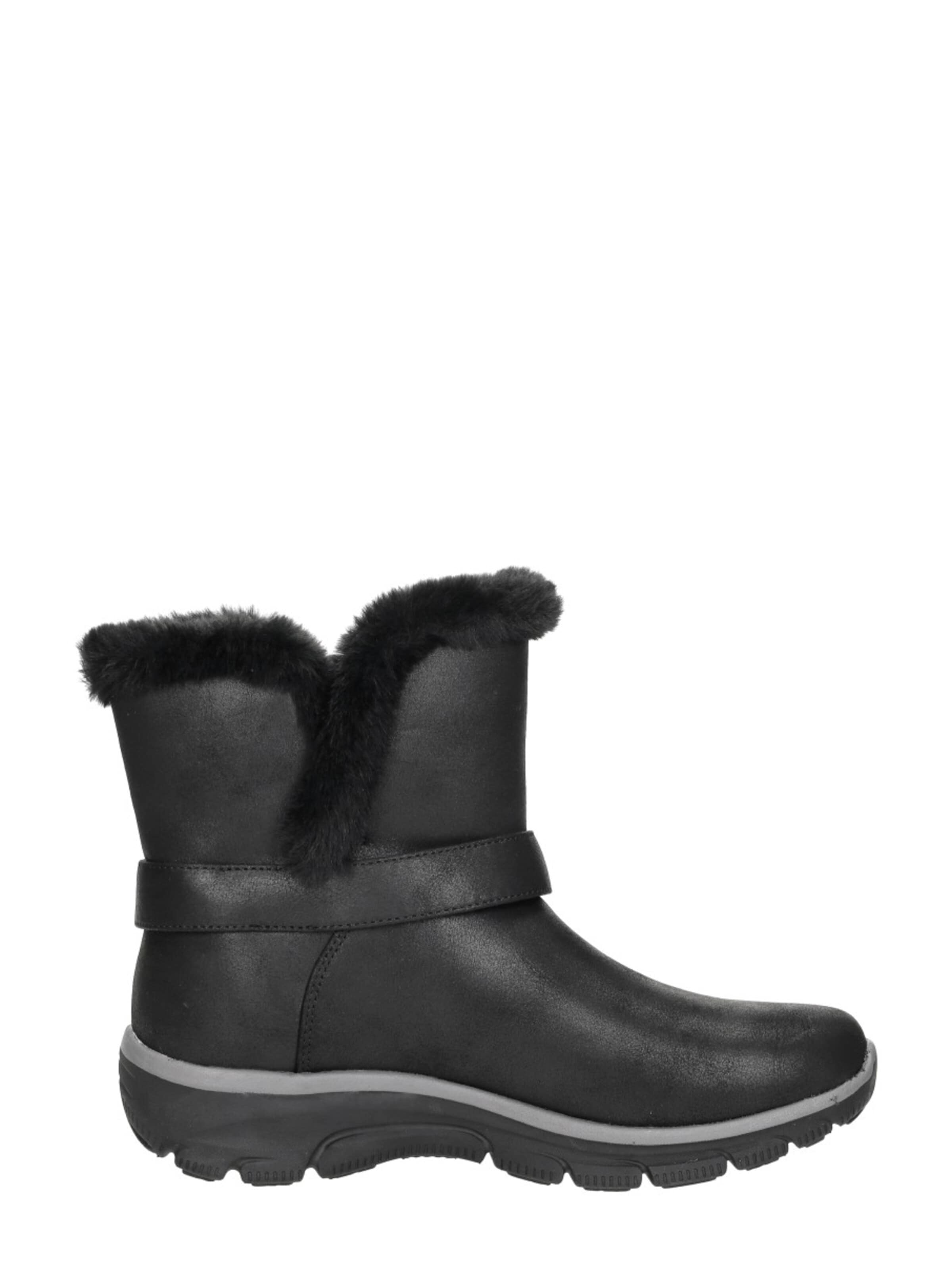 SKECHERS Boots 'Slip-Ins Relaxed Fit' in Zwart