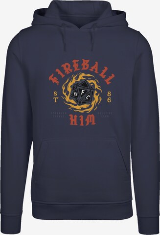 F4NT4STIC Sweatshirt in Blue: front