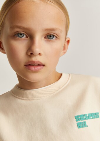 Scalpers Sweatshirt 'Minimal' i beige