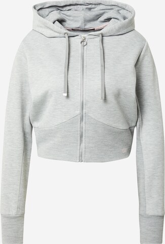 QS Zip-Up Hoodie in Grey: front