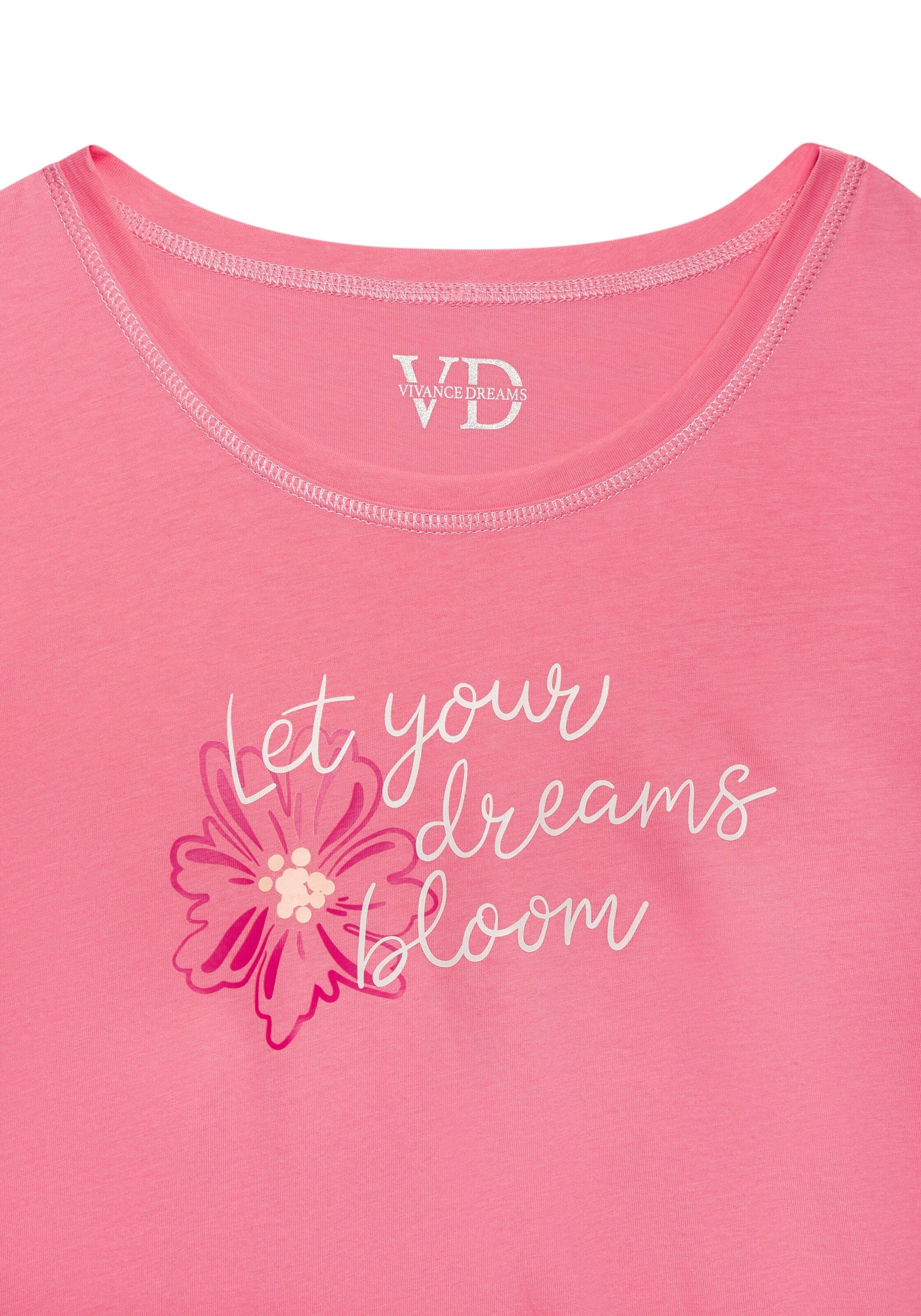 VIVANCE Tričká na spanie - Ružová