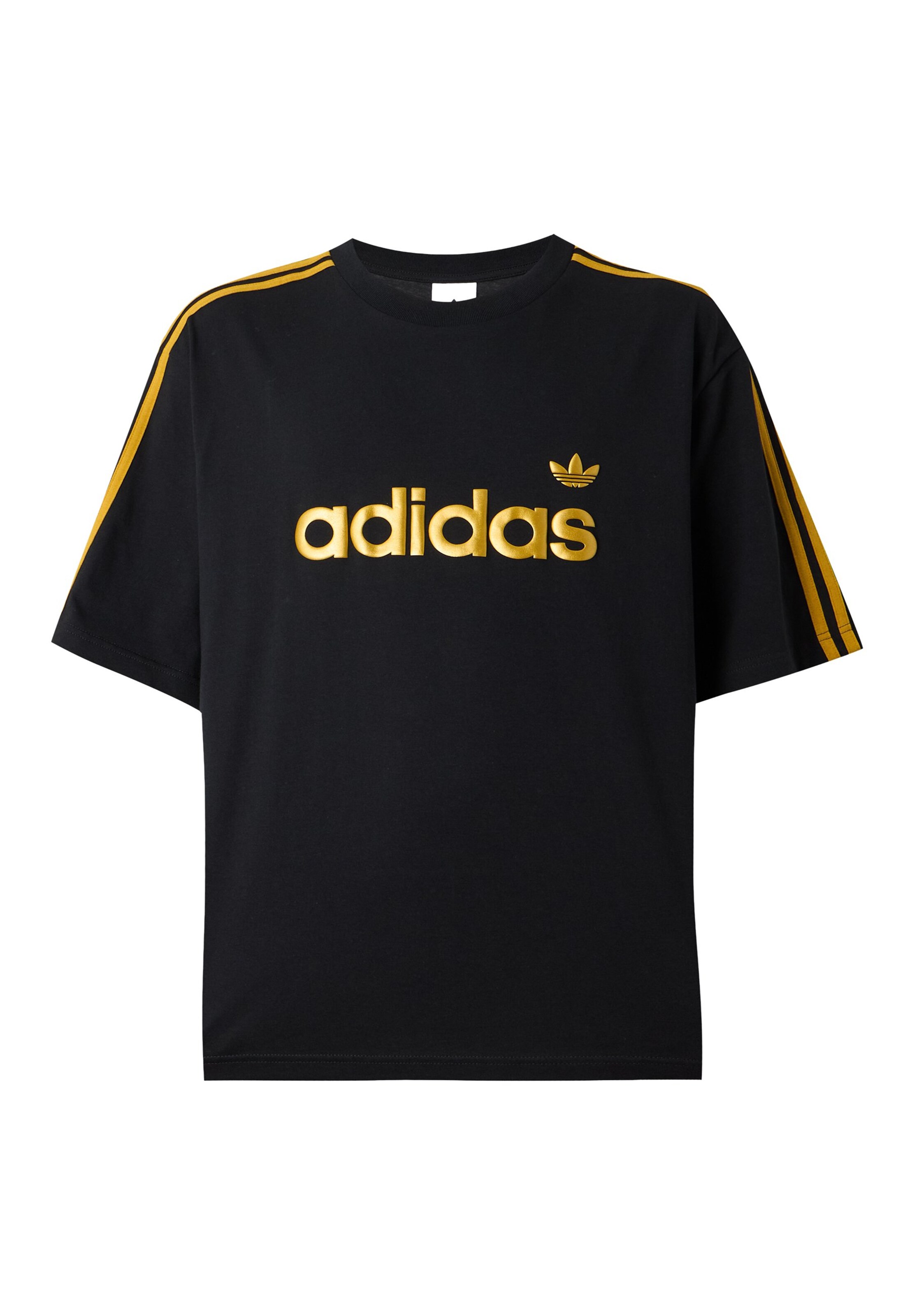 ADIDAS ORIGINALS T-shirt i XXS-XS i guld / svart, Produktvy