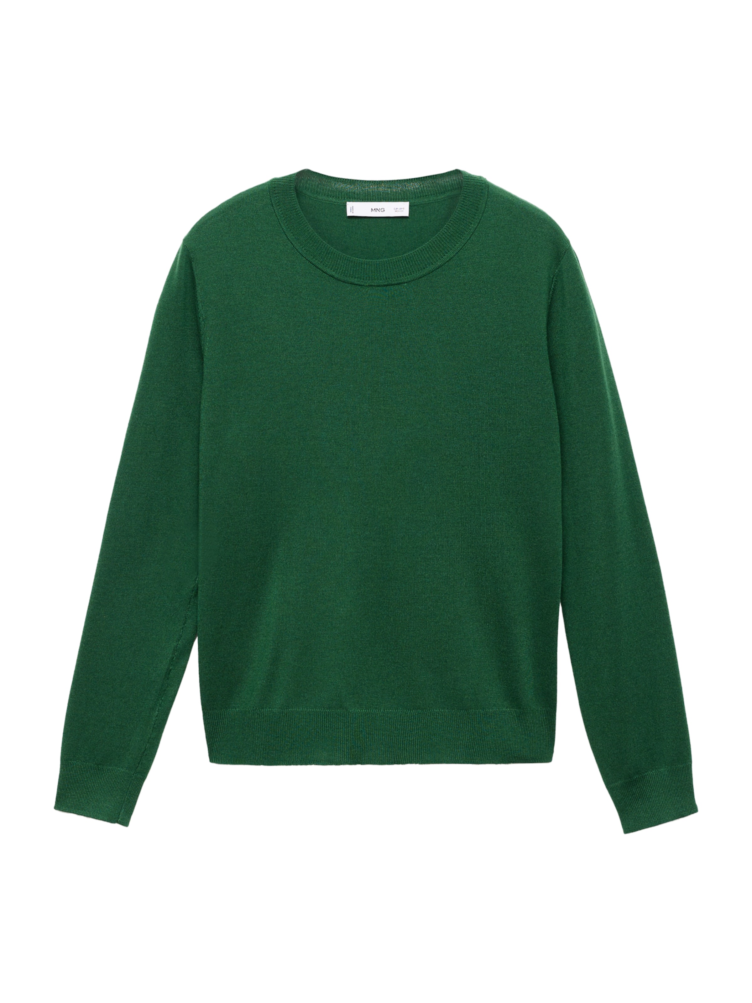 MANGO Pull-over 'LUCCA' en vert foncé, Vue avec produit